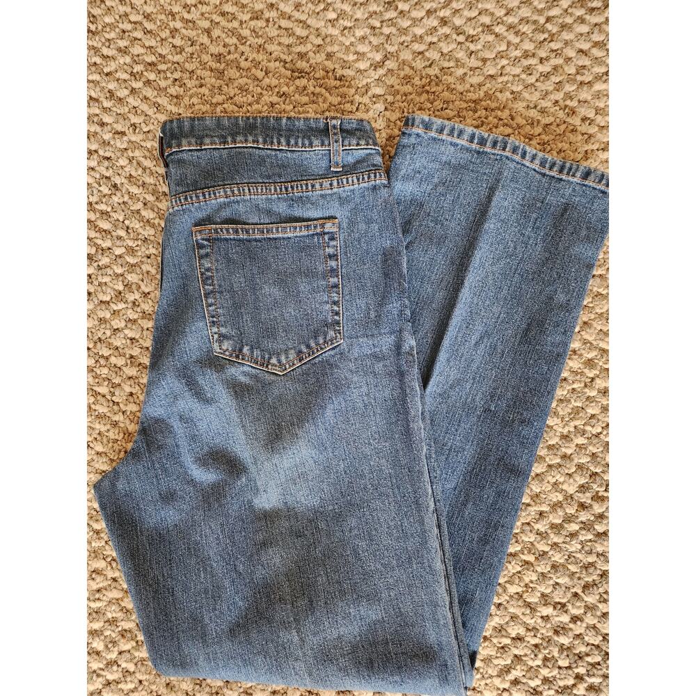 Coldwater Creek Women's Size 12 Blue Straight Leg Denim Jeans Classic Casual